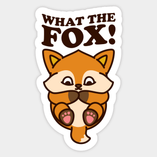 What the Fox! Sticker